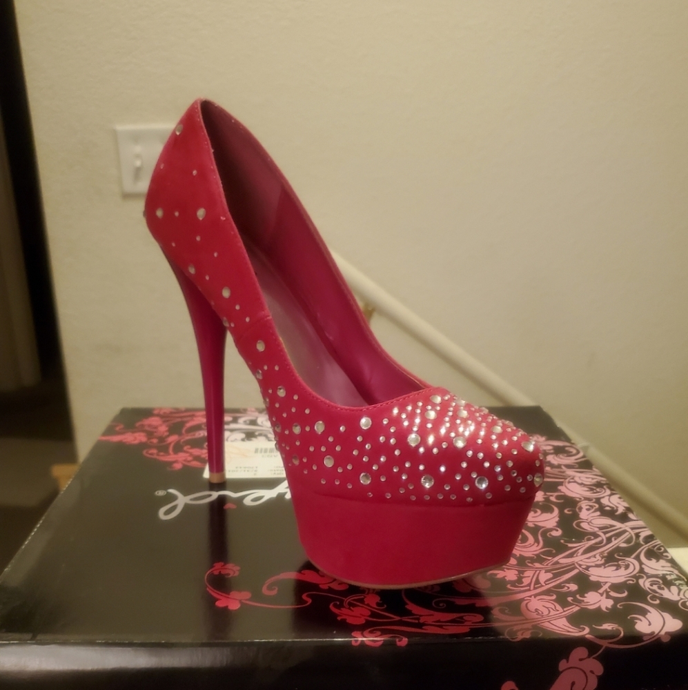 Pink heels